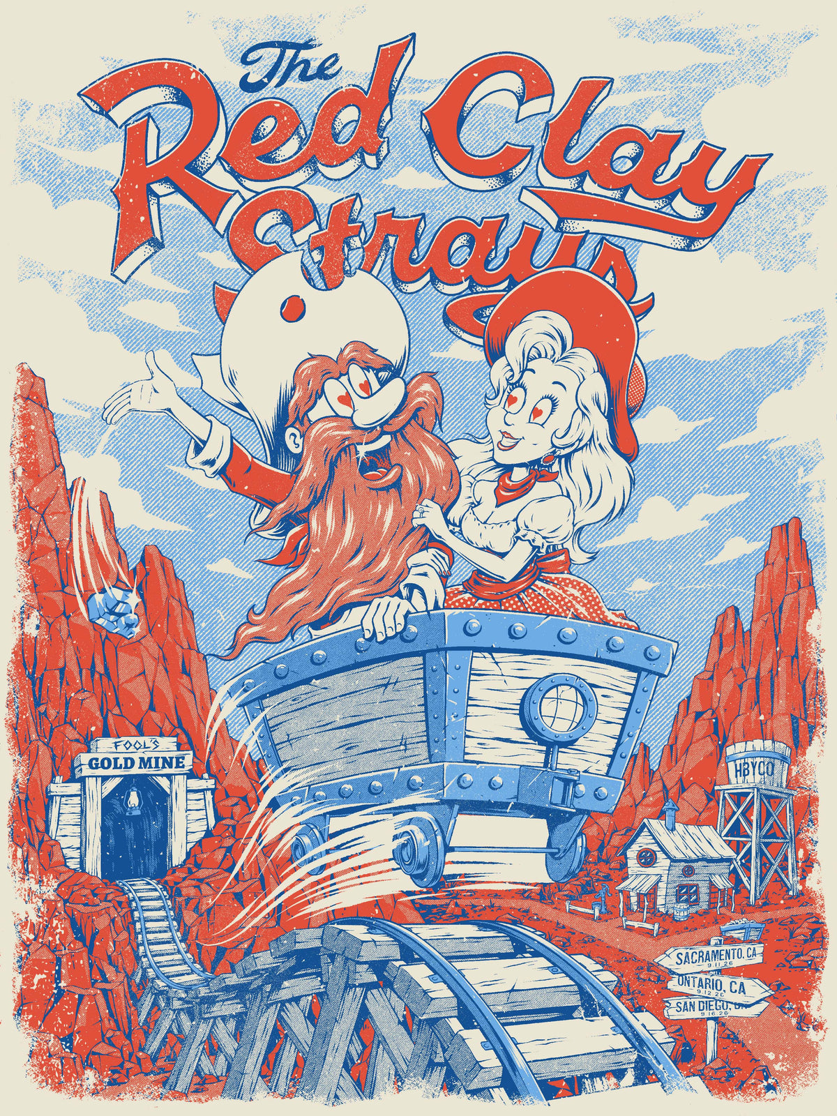 F63 | RED CLAY STRAYS | FOOL'S GOLD | SACRAMENTO | SHOW