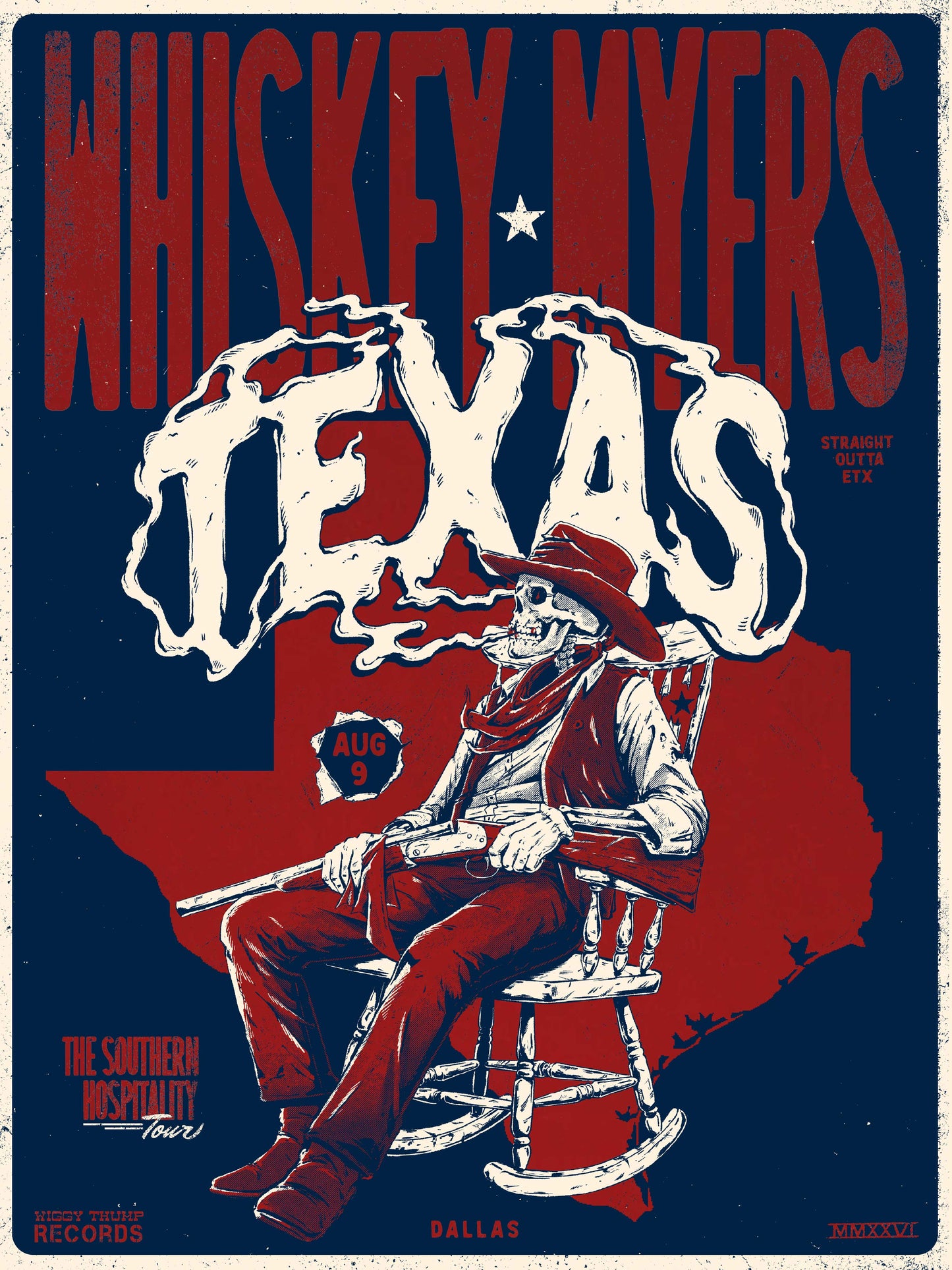 F44 | WHISKEY MYERS | DALLAS TX | RED MIRROR | 3DIAMOND