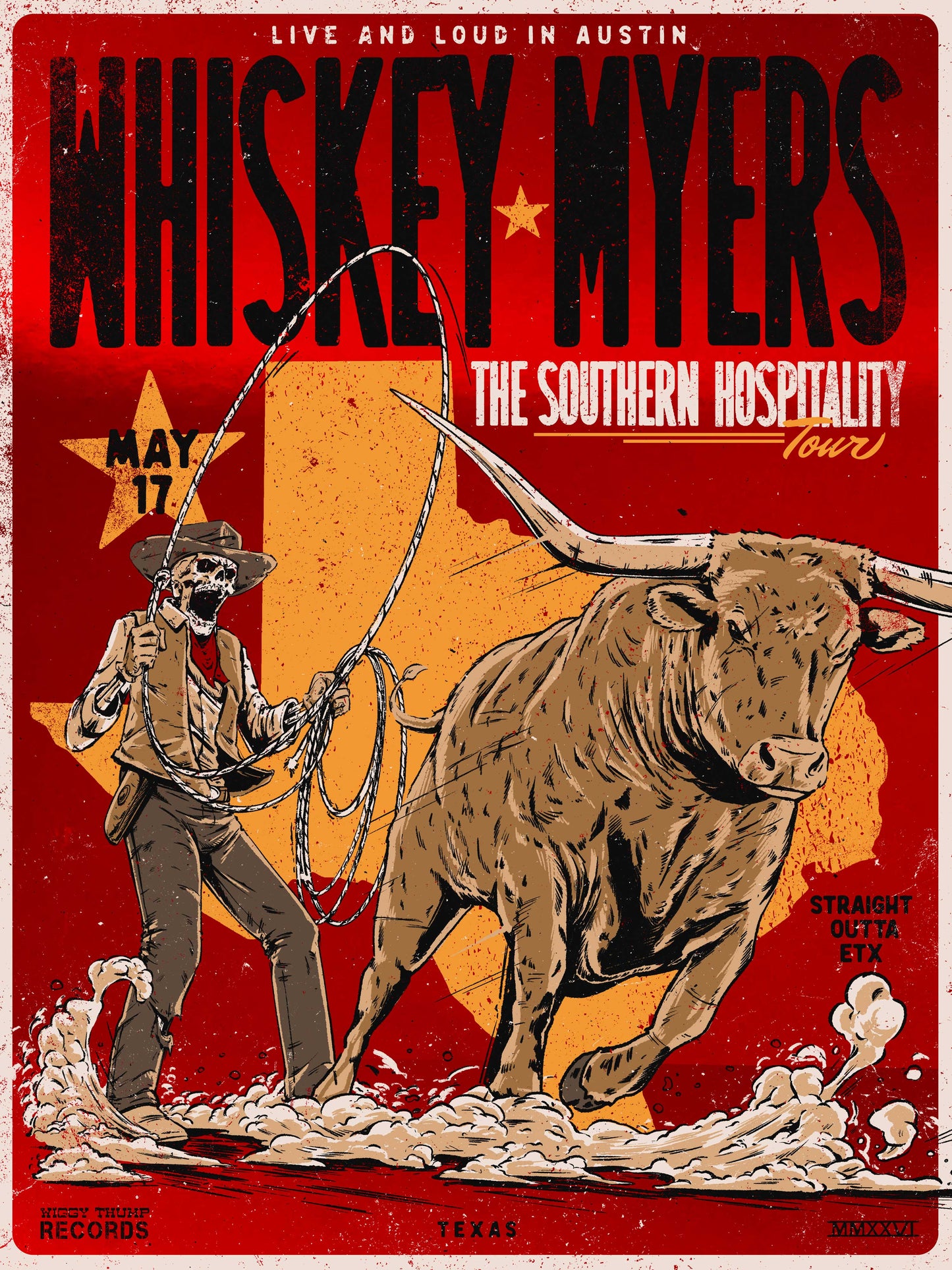 F10 | WHISKEY MYERS | AUSTIN TX | RED MIRROR | 3DIAMOND