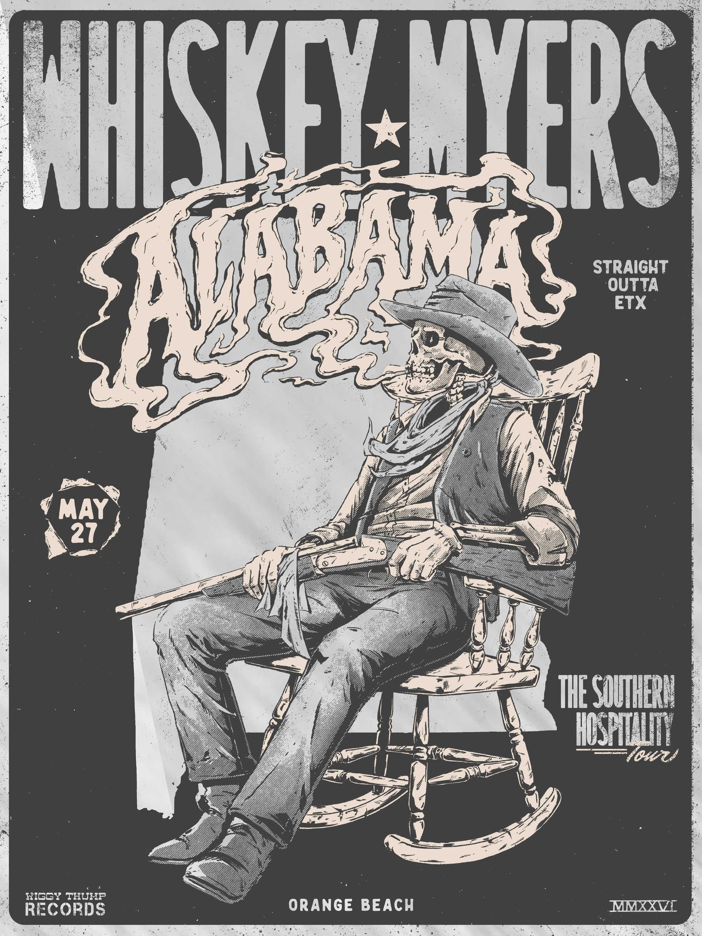 F16 | WHISKEY MYERS | ORANGE BEACH AL | BEER MIRROR | 3DIAMOND