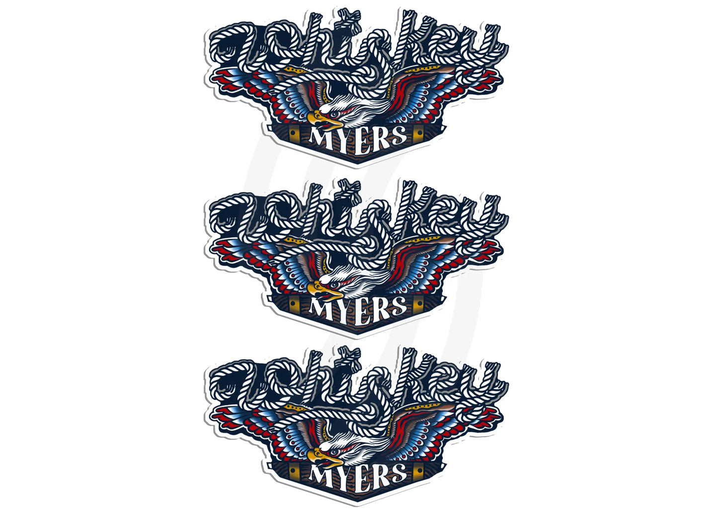 B16 | Whiskey Myers San Diego 3 Sticker Pack
