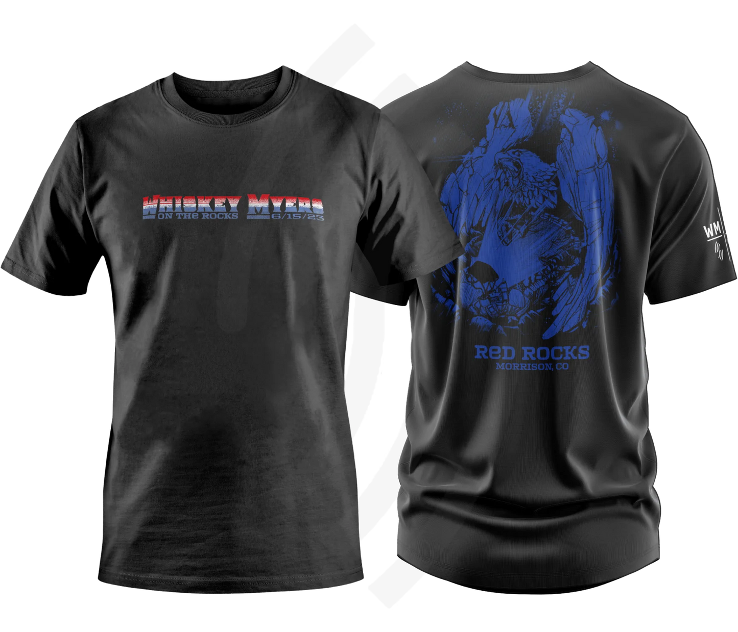 C18 | Whiskey Myers On The Rocks T-Shirt Center Chest