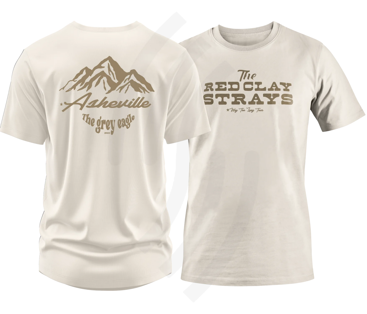 C24 | Red Clay Strays Way Too Long Tour Asheville Nc T-Shirt