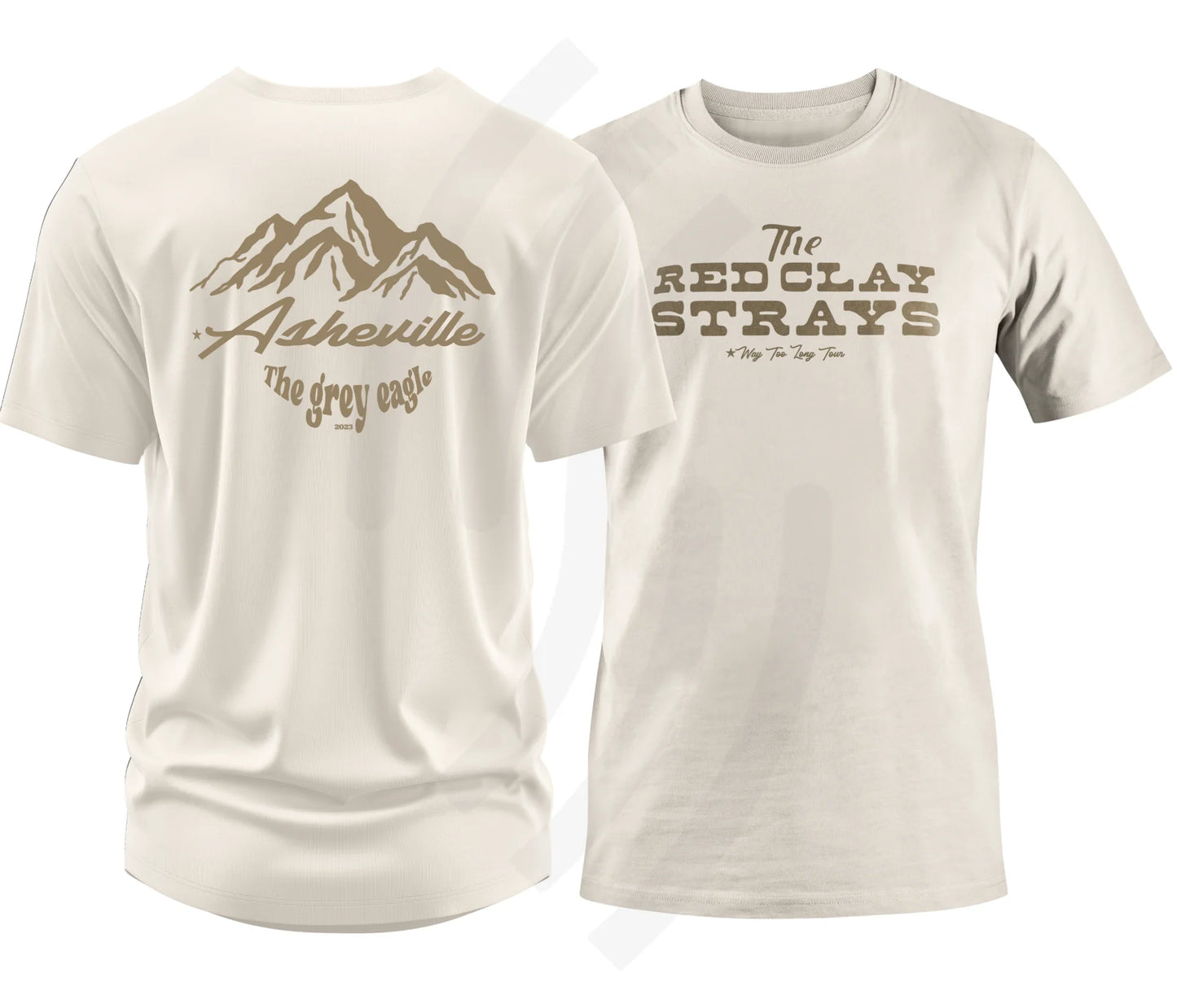 C24 | Red Clay Strays Way Too Long Tour Asheville Nc T-Shirt