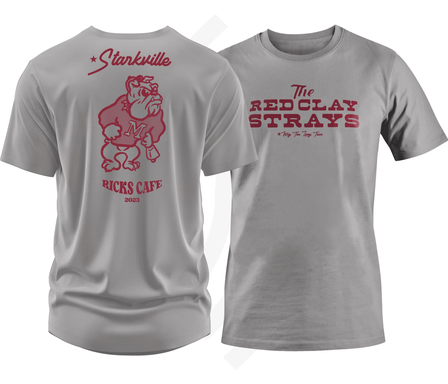 C24 | Red Clay Strays Way Too Long Tour Starkville Ms T-Shirt
