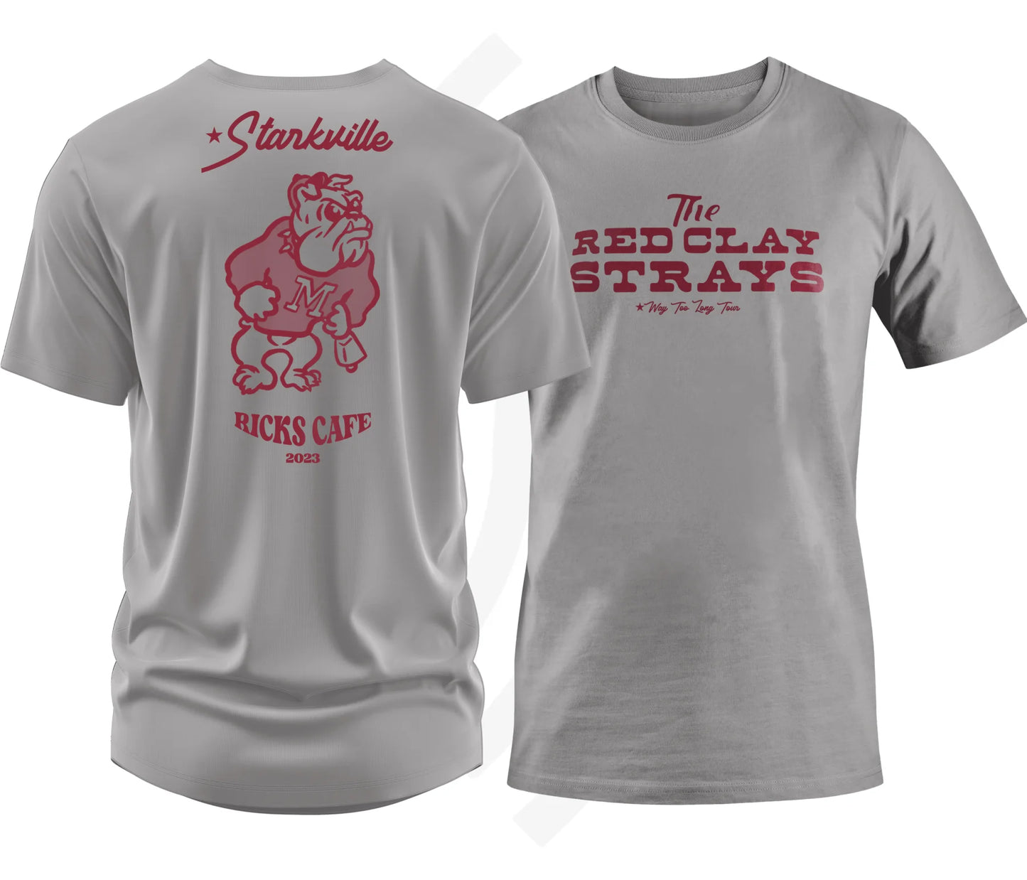 C24 | Red Clay Strays Way Too Long Tour Starkville Ms T-Shirt