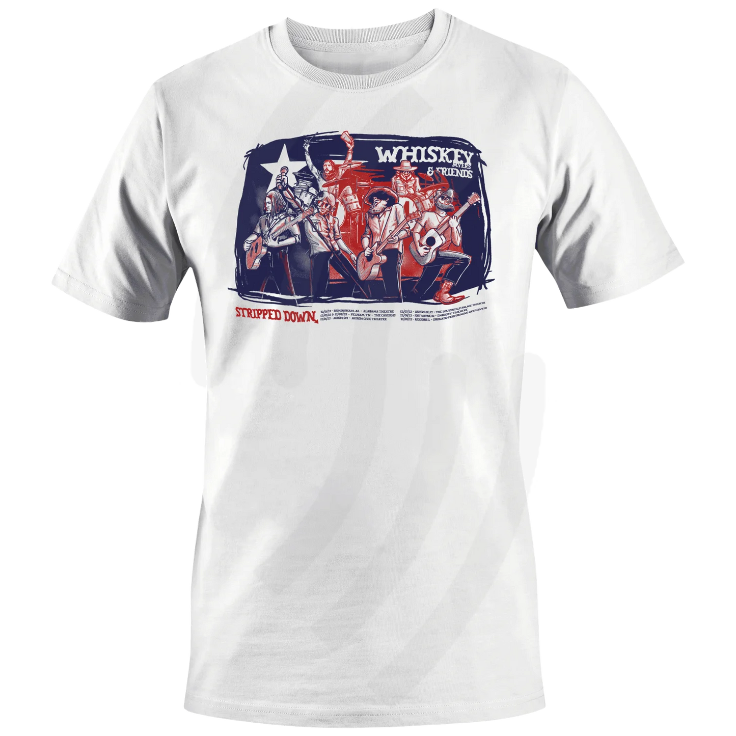 C35 | Whiskey Myers Stripped Down Tour T-Shirt