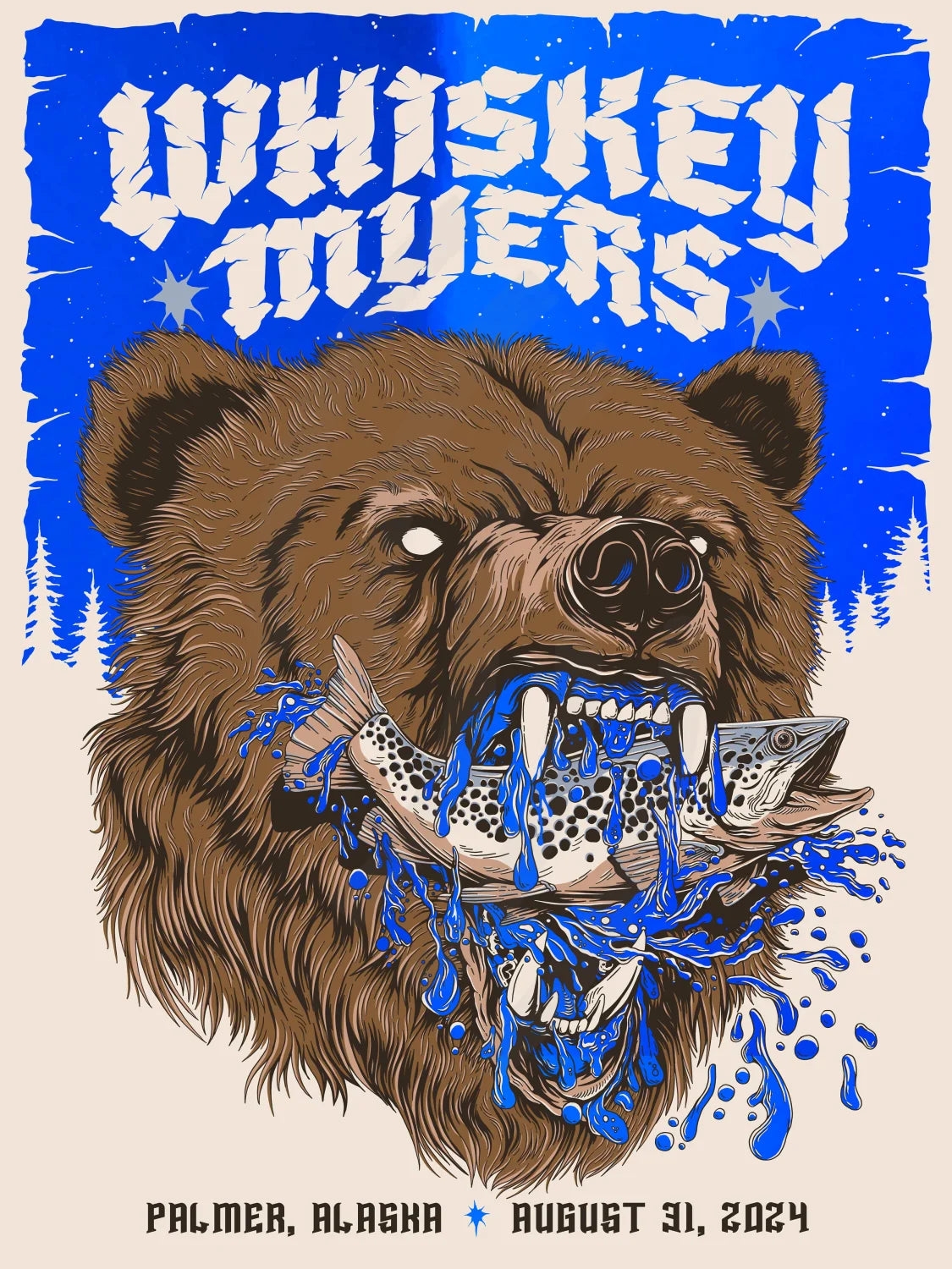 D35 | Whiskey Myers Ak Blue Mirror 2Diamond