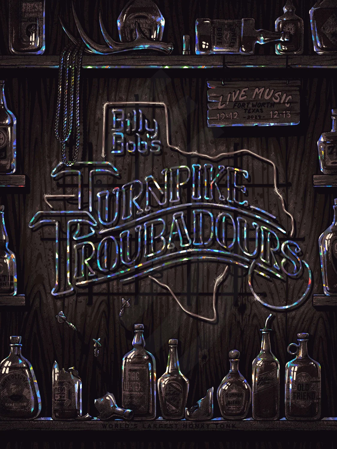 D43 | TURNPIKE TROUBADOURS | FT. WORTH TX | CRACKED ICE | 3DIAMOND