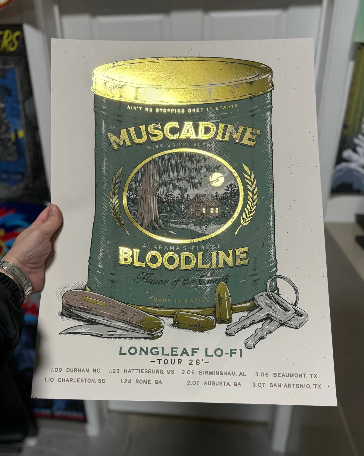 F1 | MUSCADINE BLOODLINE | LONGLEAF LO-FI | 24K GOLD | 1DIAMOND