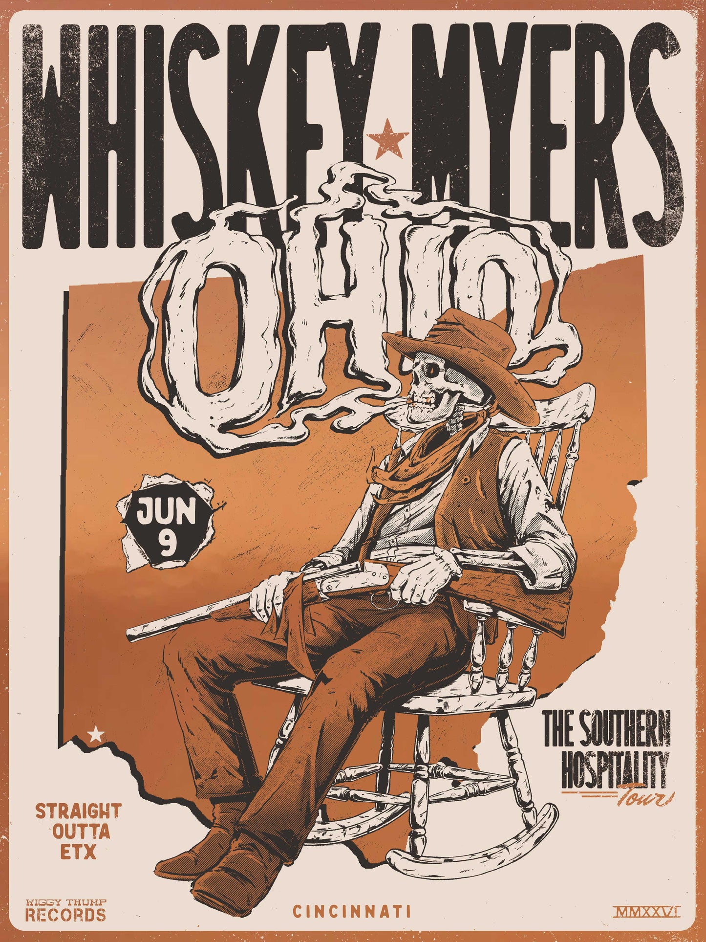 F23 | WHISKEY MYERS | CINCINNATI | ROSE GOLD | 3DIAMOND