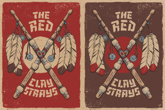 E2 | RED CLAY STRAYS | OK | AGED KRAFT UNCUT | 2DIAMOND
