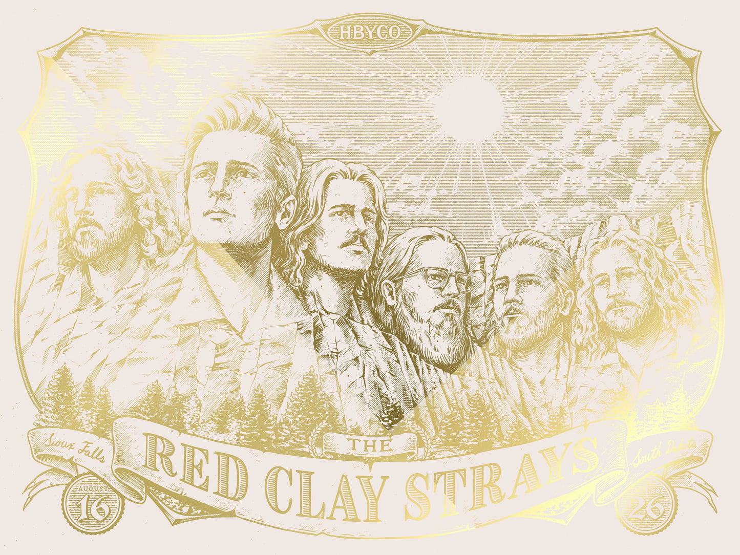 F49 | RED CLAY STRAYS | SIOUX FALLS SD | 24K GOLD | 4DIAMOND