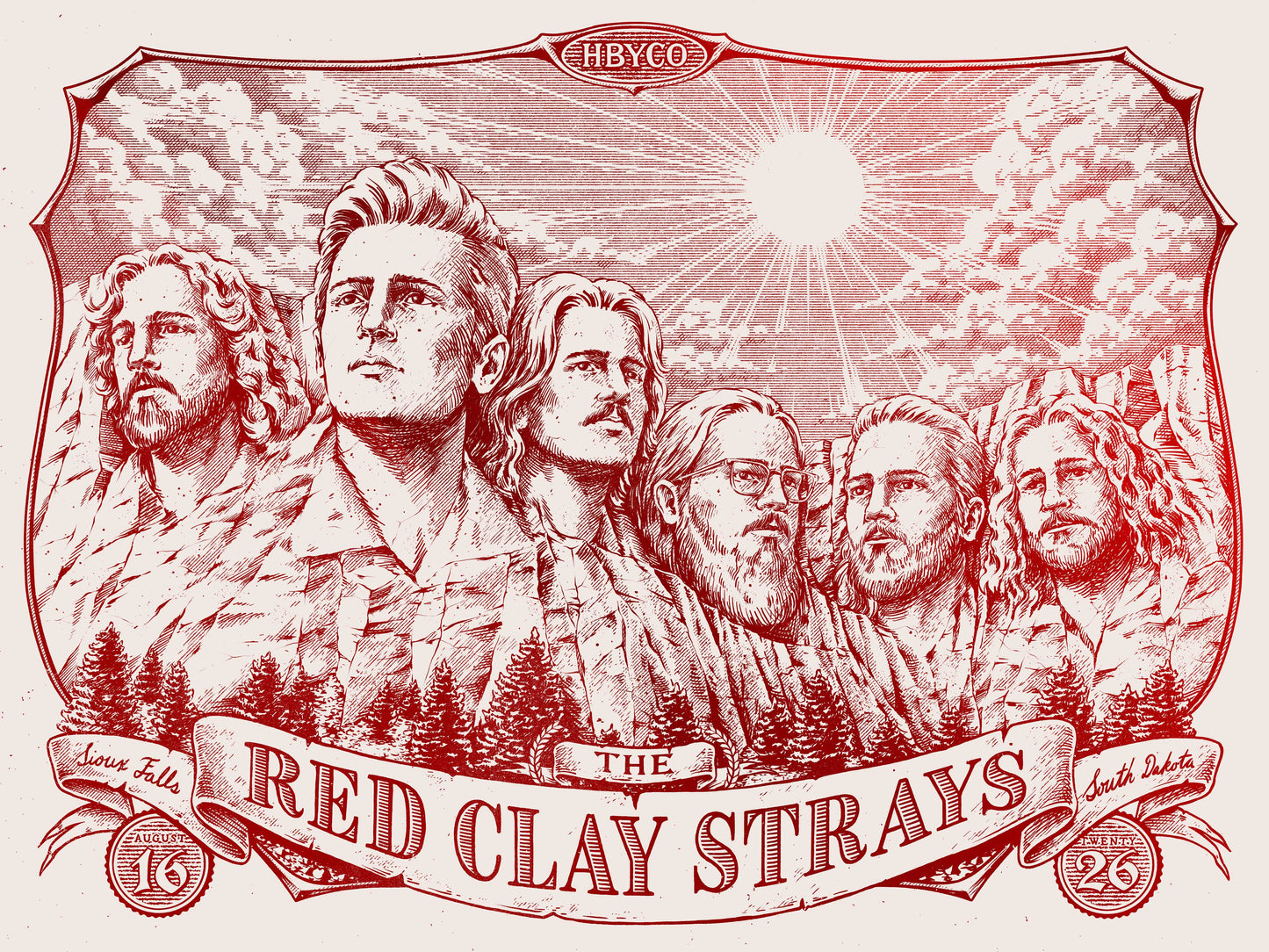 F49 | RED CLAY STRAYS | SIOUX FALLS SD | RED MIRROR | 4DIAMOND
