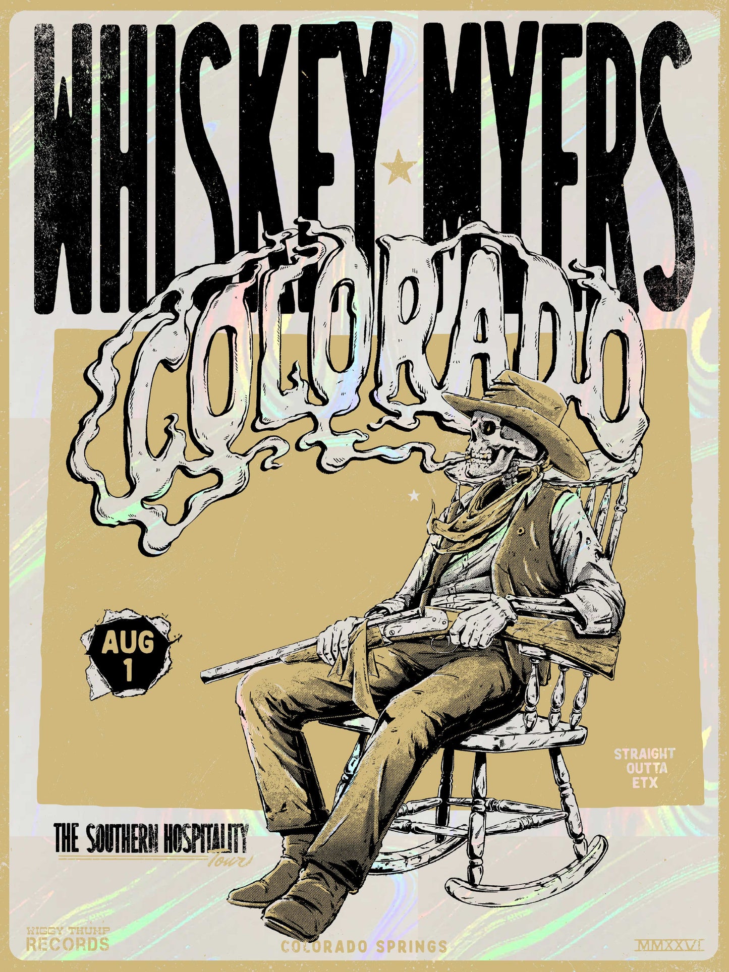 F40 | WHISKEY MYERS | COLORADO SPRINGS | SWIRL | 3DIAMOND