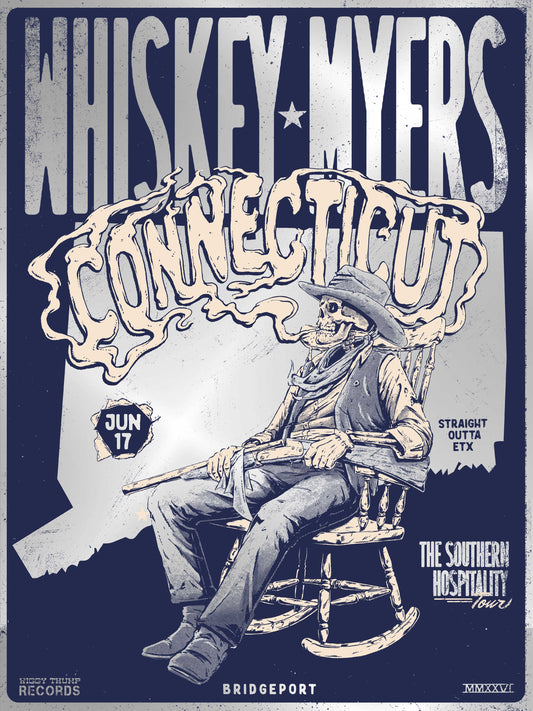 F28 | WHISKEY MYERS | BRIDGEPORT CT | BEER MIRROR | 3DIAMOND