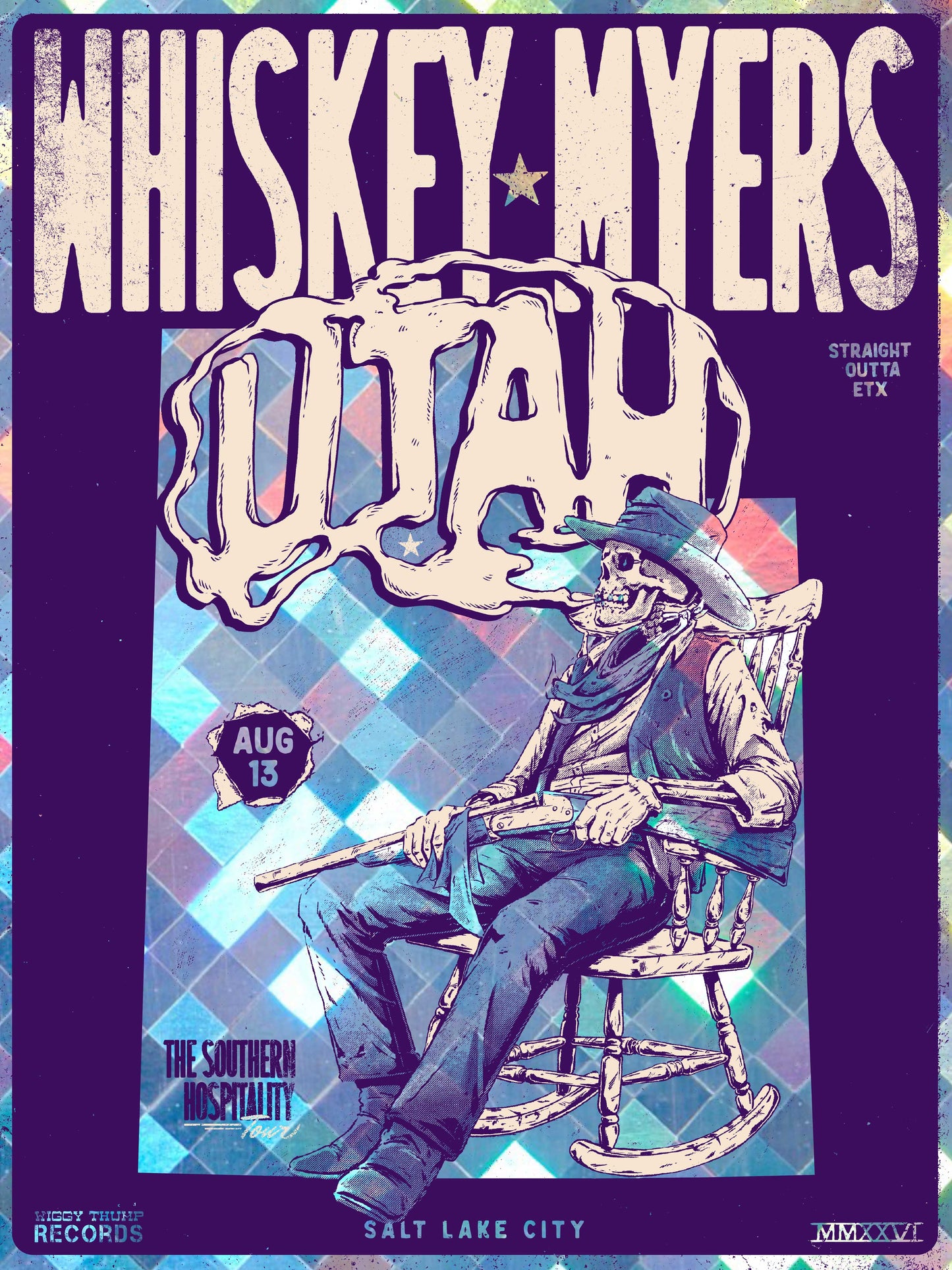 F46 | WHISKEY MYERS | SALT LAKE CITY | CRACLE | 3DIAMOND