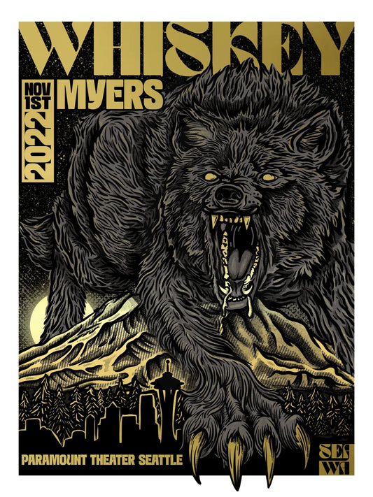 B15 | Whiskey Myers Wolf Seattle 3Diamond