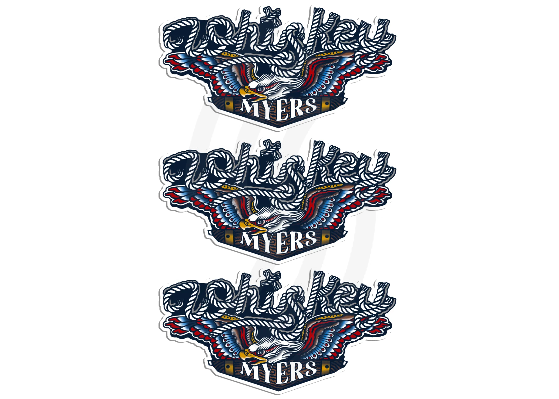 B16 | Whiskey Myers San Diego 3 Sticker Pack