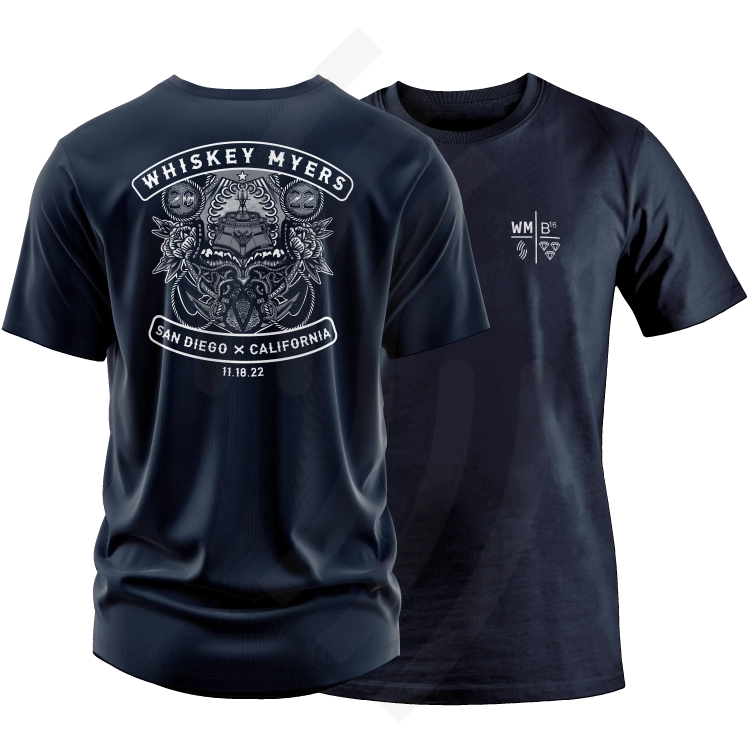 B16 | Whiskey Myers San Diego T-Shirt