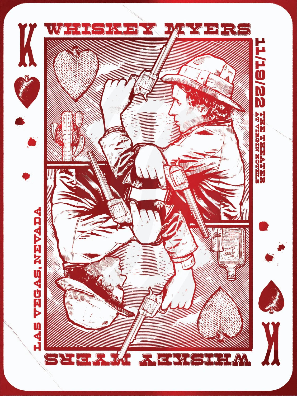 B17 | Whiskey Myers Las Vegas 1Diamond Blood Mirror