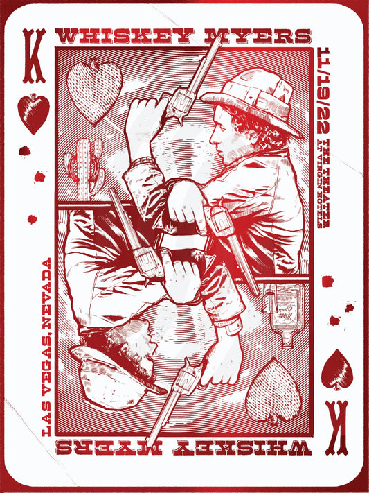 B17 | Whiskey Myers Las Vegas 1Diamond Blood Mirror