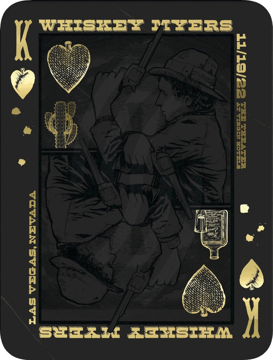 B17 | Whiskey Myers Las Vegas 3Diamond Stealth Black & Gold