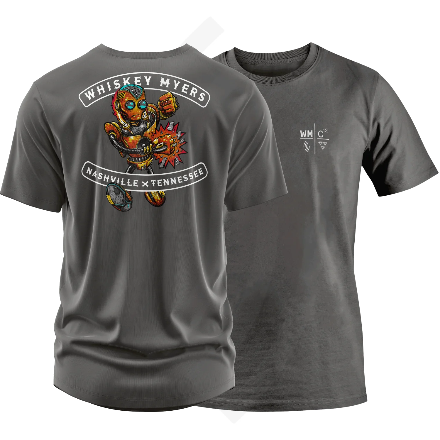 C12 | Whiskey Myers Nashville Whiskeybot T-Shirt