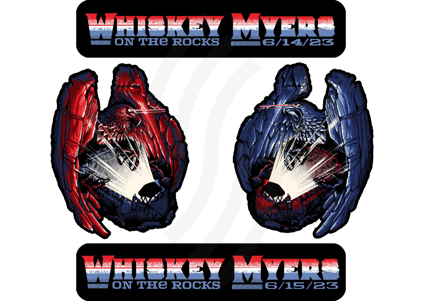 C17 | C18 Whiskey Myers On The Rocks Sticker Pack