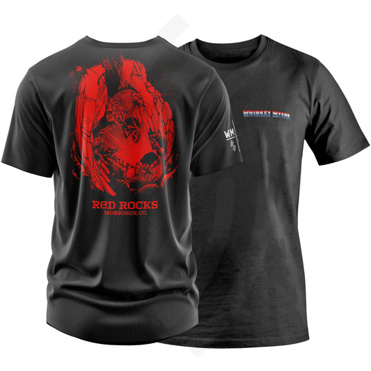 C17 | Whiskey Myers On The Rocks T-Shirt Left Chest