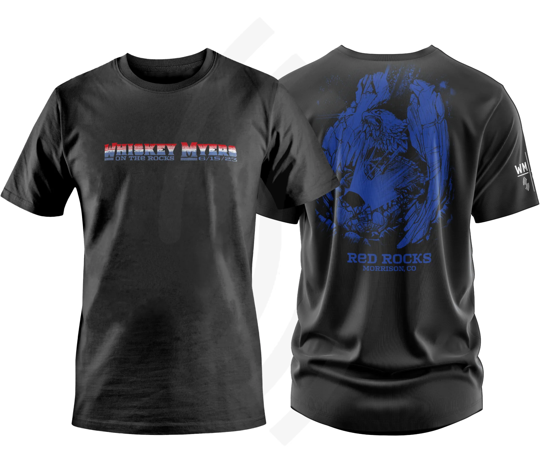 C18 | Whiskey Myers On The Rocks T-Shirt Center Chest