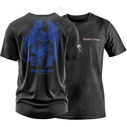 C18 | Whiskey Myers On The Rocks T-Shirt Left Chest