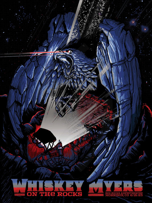 C18 | Whiskey Myers Red Rocks 1Diamond Night 2 Beer Mirror