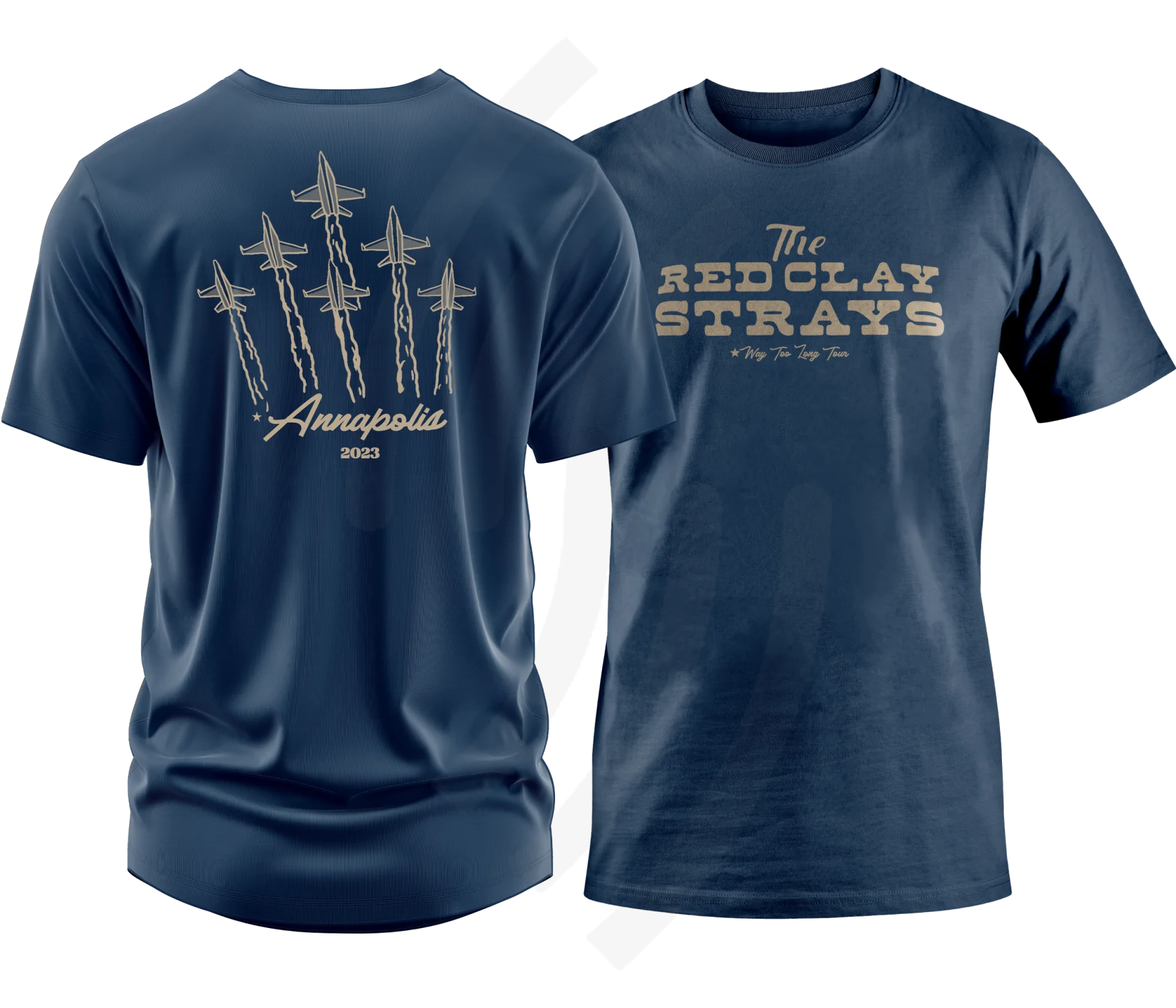 C24 | Red Clay Strays Way Too Long Tour Annapolis Md T-Shirt
