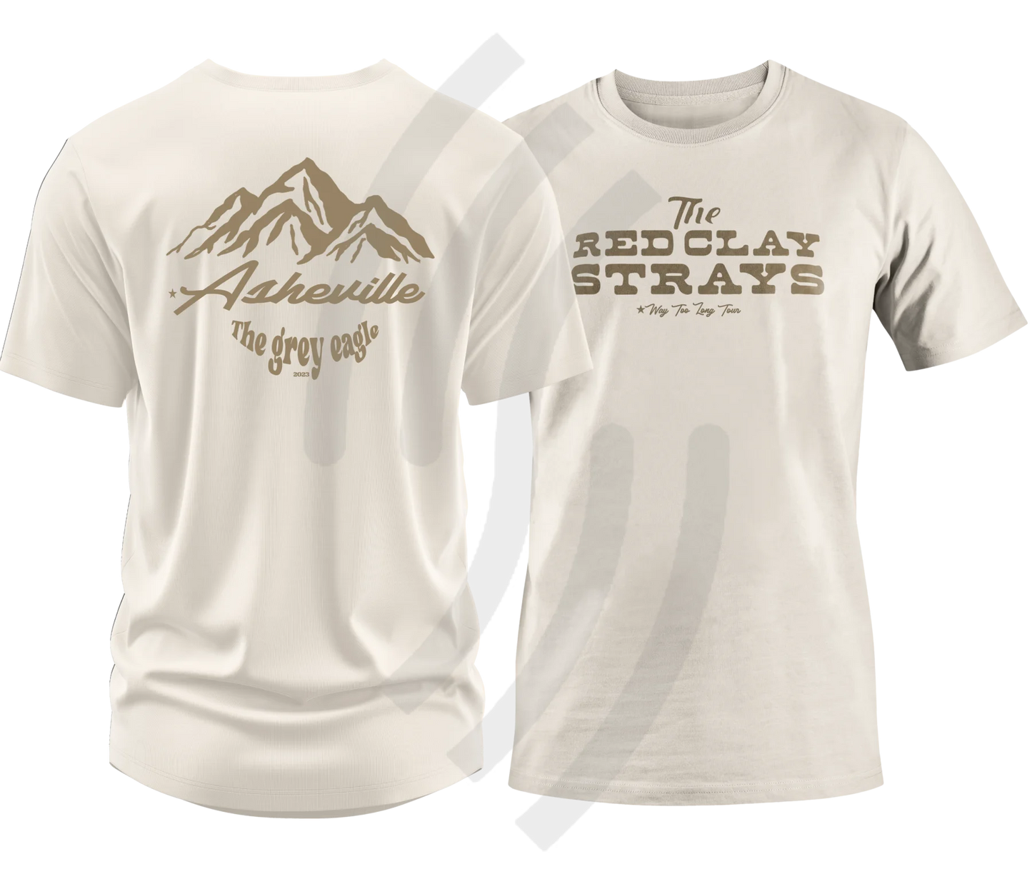 C24 | Red Clay Strays Way Too Long Tour Asheville Nc T-Shirt
