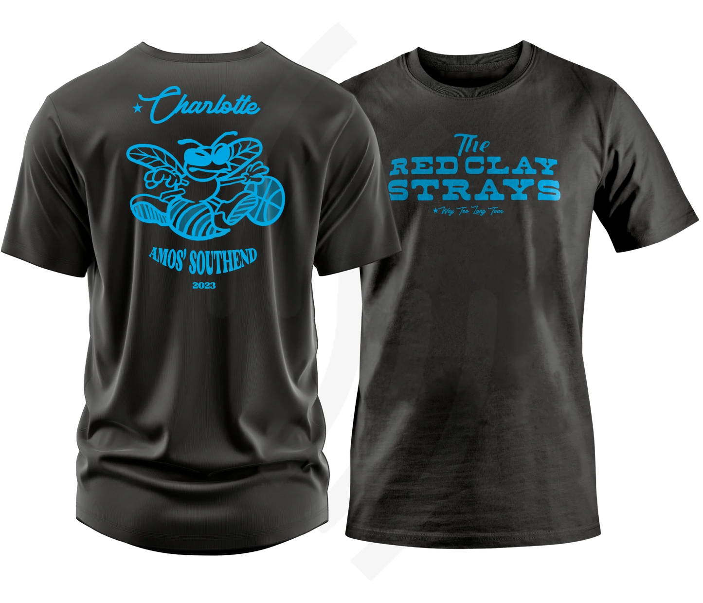 C24 | Red Clay Strays Way Too Long Tour Charlotte Nc T-Shirt