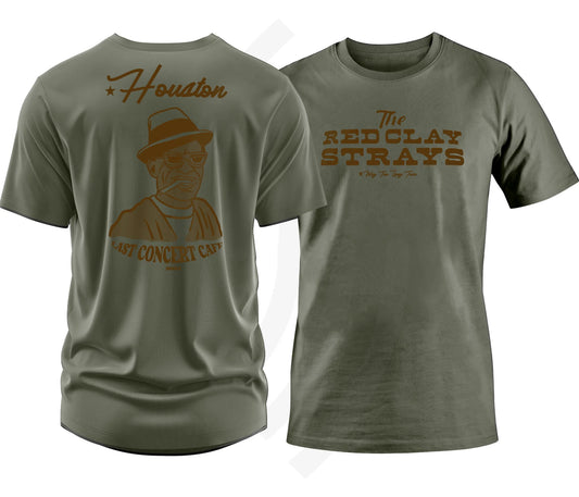 C24 | Red Clay Strays Way Too Long Tour Houston T-Shirt