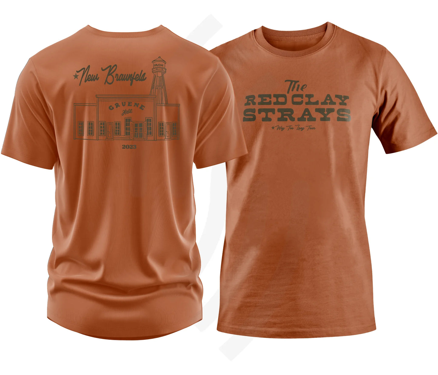 C24 | Red Clay Strays Way Too Long Tour New Braunfels T-Shirt