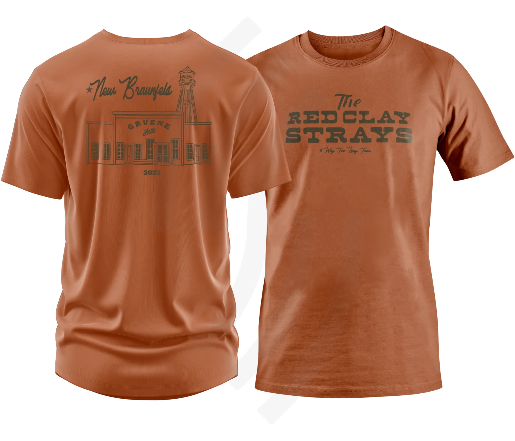 C24 | Red Clay Strays Way Too Long Tour New Braunfels T-Shirt