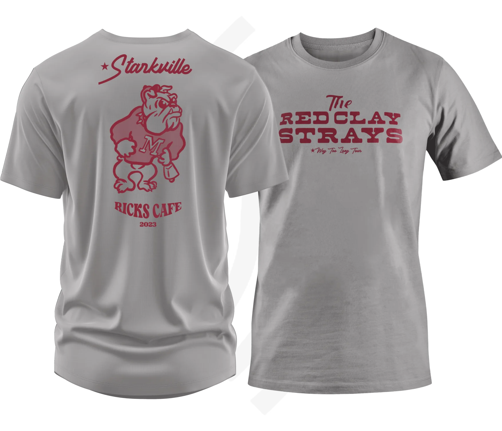 C24 | Red Clay Strays Way Too Long Tour Starkville Ms T-Shirt