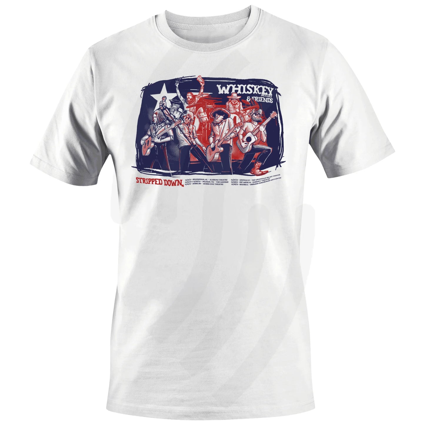 C35 | Whiskey Myers Stripped Down Tour T-Shirt