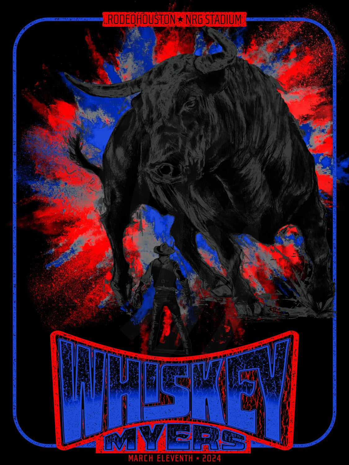 D17 | Whiskey Myers Rodeohouston 3Diamond Print Only