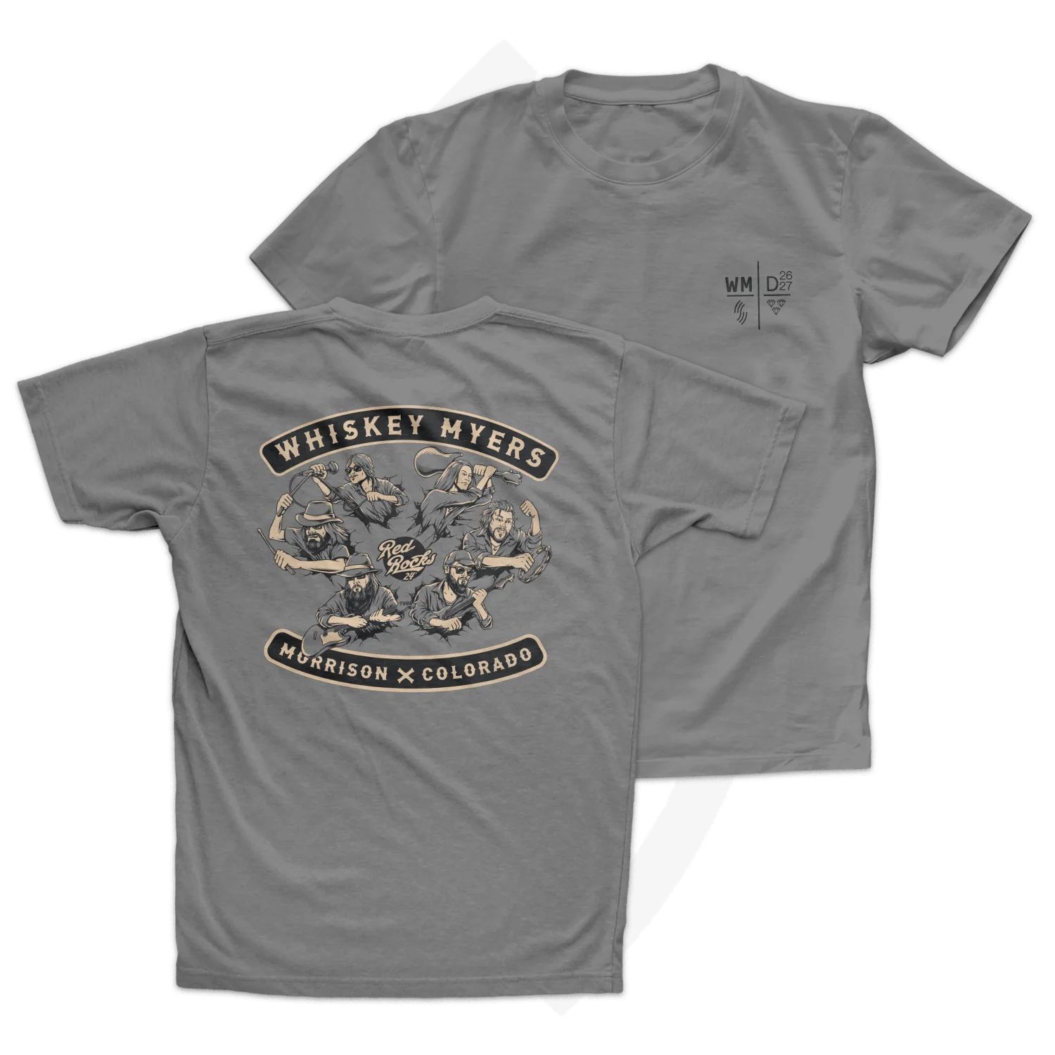 D26 | D27 Whiskey Myers Red Rocks 2024 T-Shirt