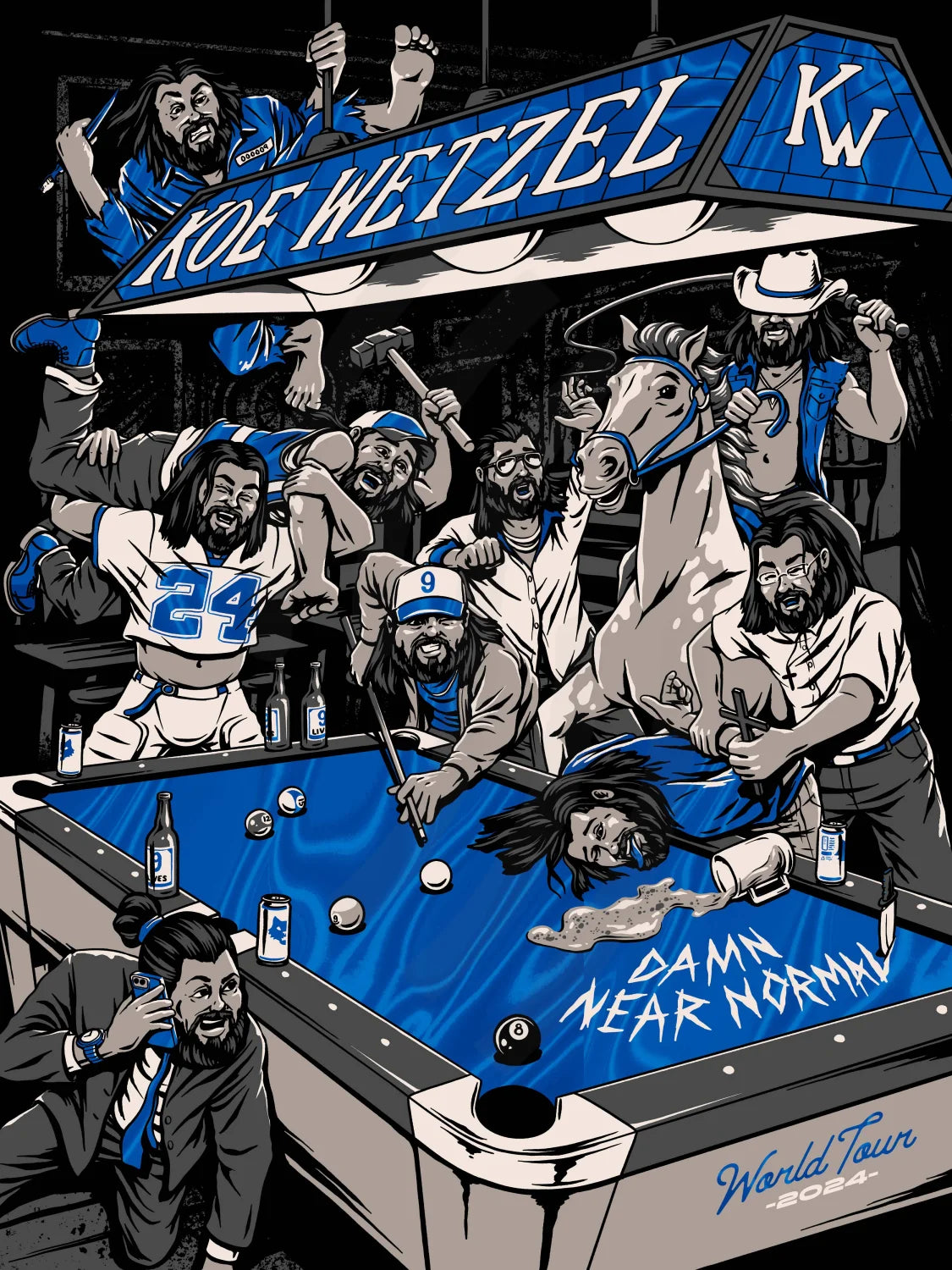 D32 | Koe Wetzel Damn Near Normal Blue Matte Lava 2Diamond