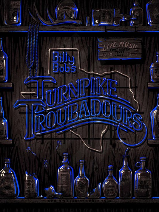 D43 | TURNPIKE TROUBADOURS | FT. WORTH TX | BLUE MIRROR | 2DIAMOND