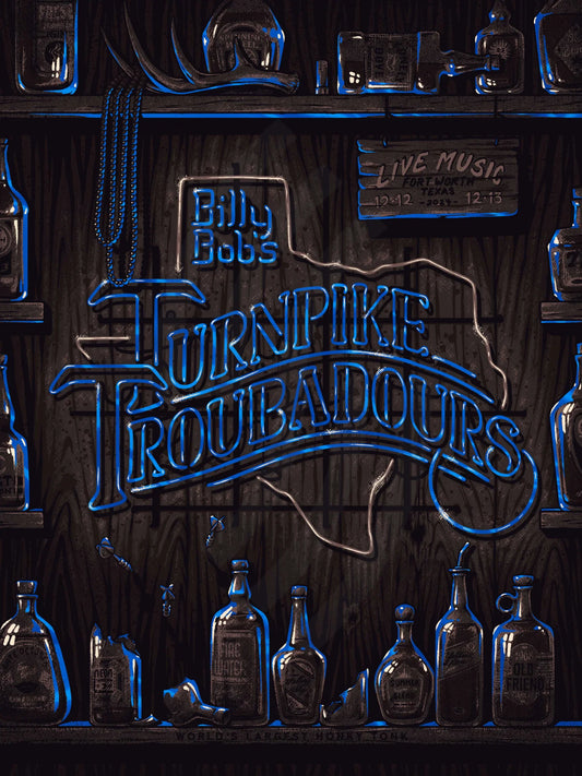 D43 | TURNPIKE TROUBADOURS | FT. WORTH TX | MATTE BLUE | 4DIAMOND