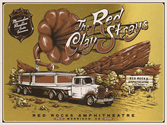 D44 | RED CLAY STRAYS | RED ROCKS | 24k GOLD COMMEMORATIVE | 1DIAMOND