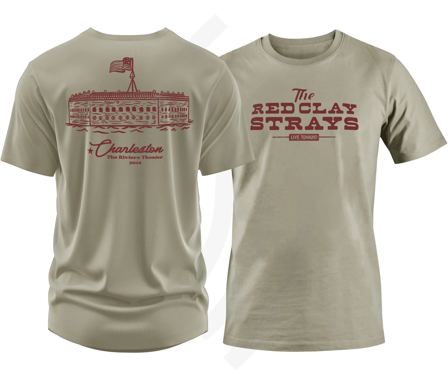D5 | Red Clay Strays Charleston Sc T-Shirt Night 1