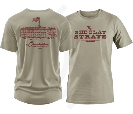 D5 | Red Clay Strays Charleston Sc T-Shirt Night 1