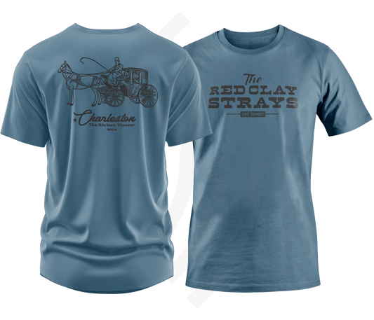 D6 | Red Clay Strays Charleston Sc T-Shirt Night 2